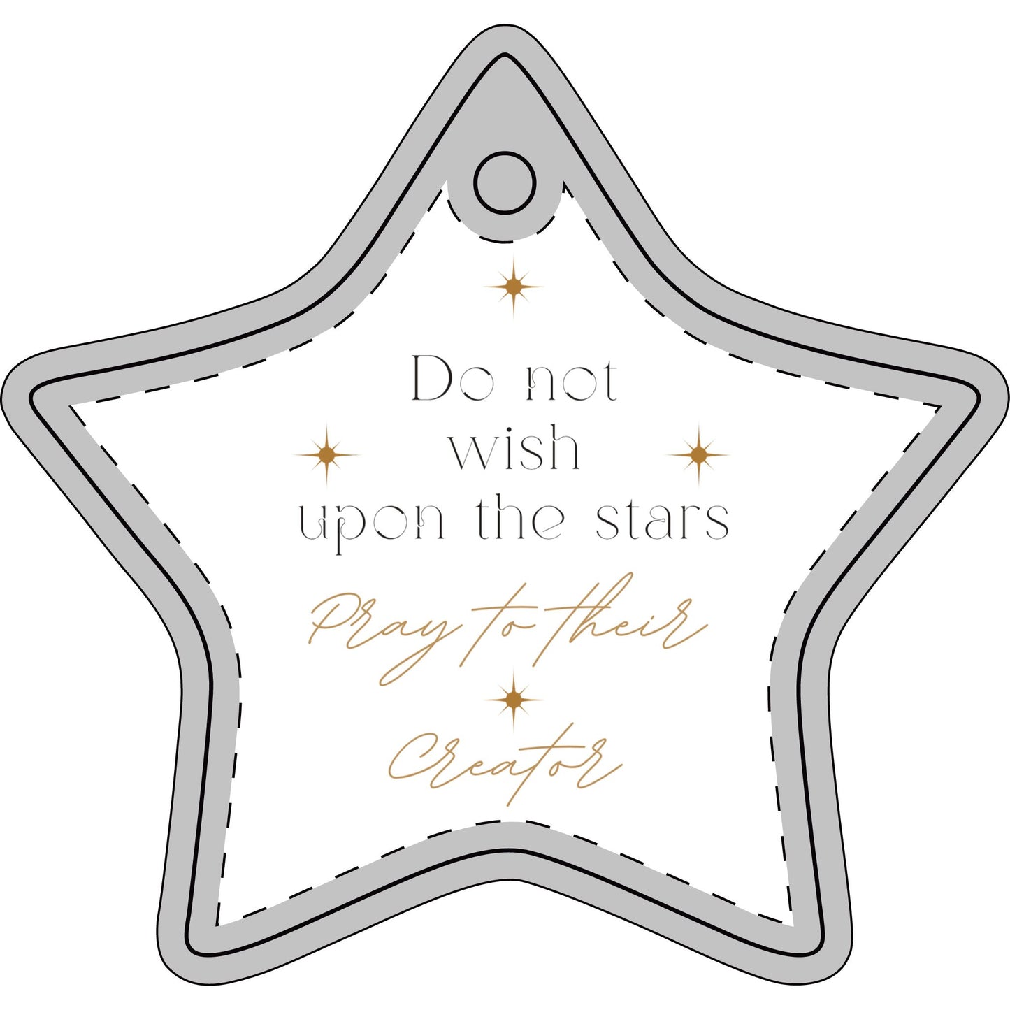 Ceramic Star Ornament