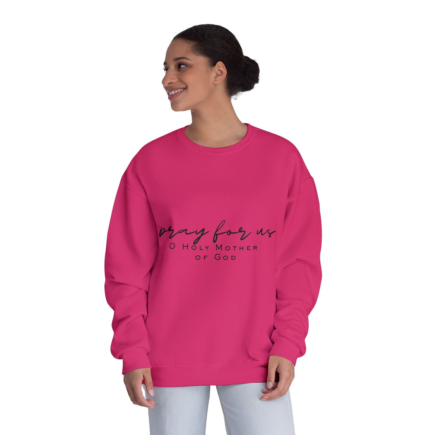 Pray for Us - Unisex NuBlend® Crewneck Sweatshirt
