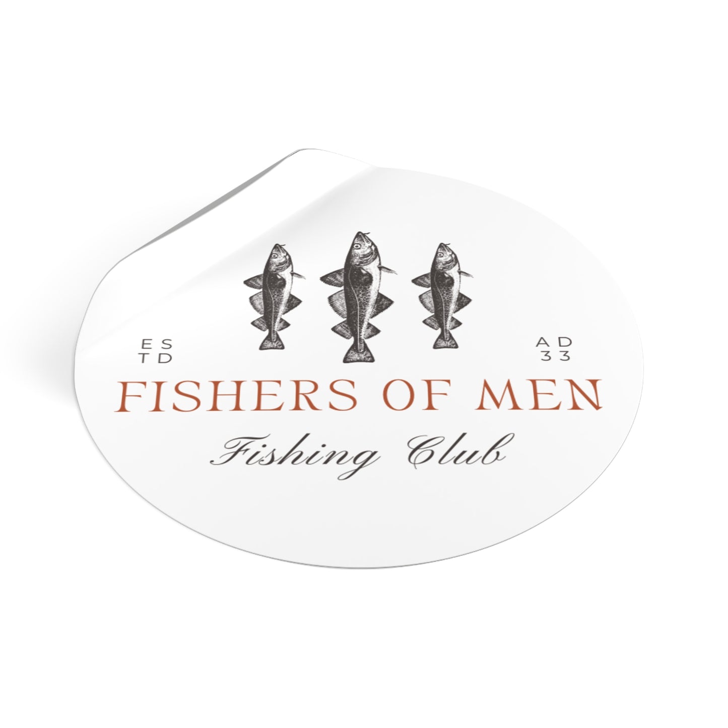 Fishing Club Vinyl Sticker