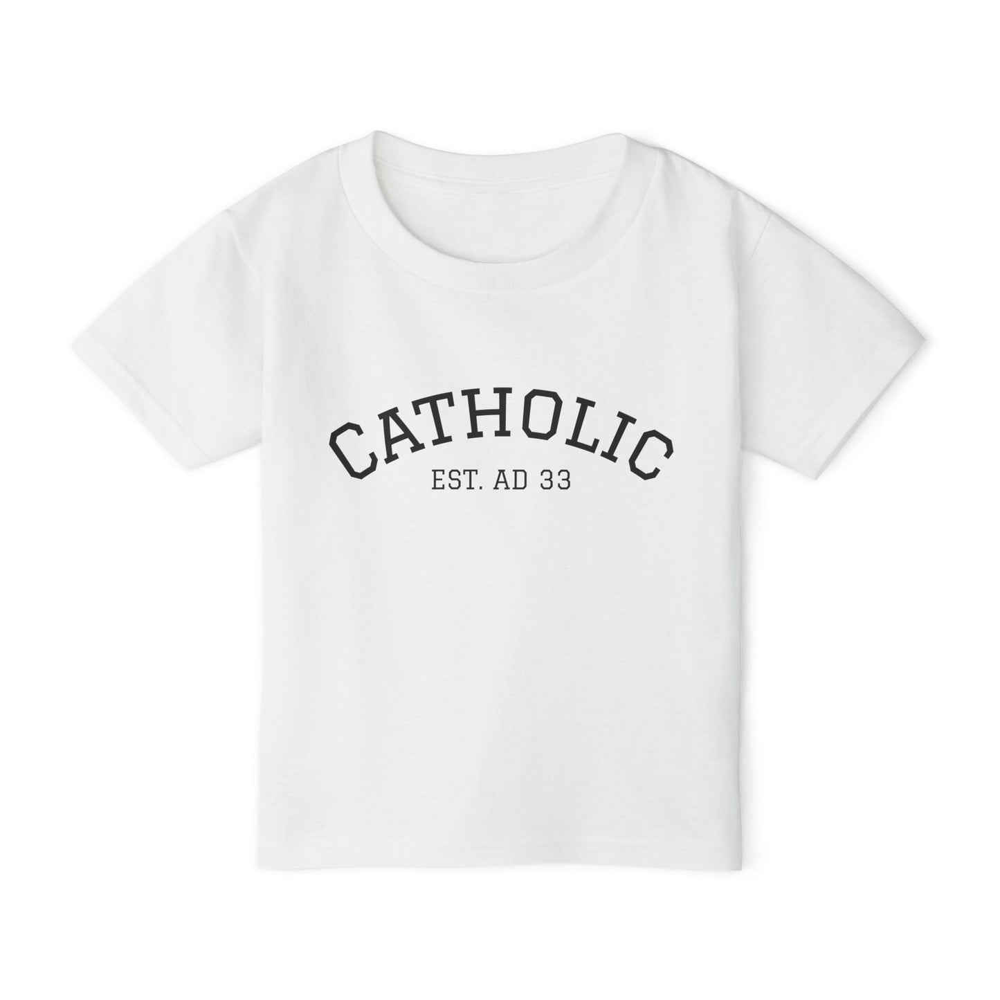 Catholic Modern Minimalist Toddler T-Shirt