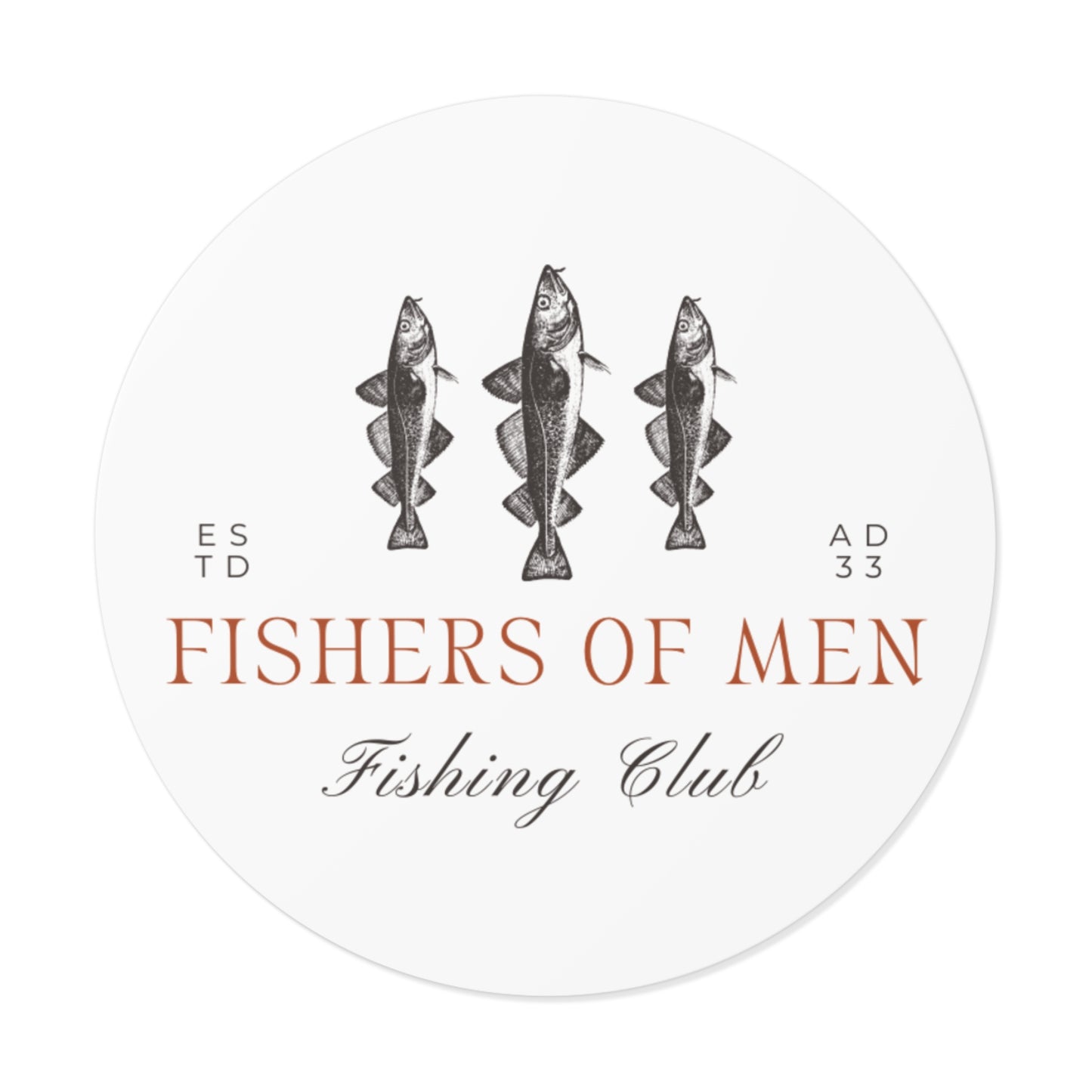 Fishing Club Vinyl Sticker