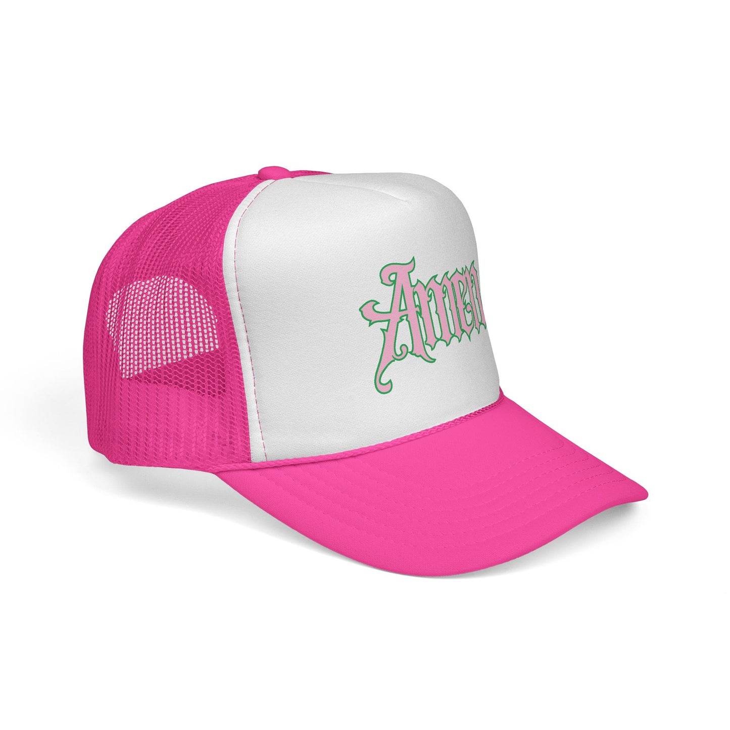 Amen Pink Trucker Cap