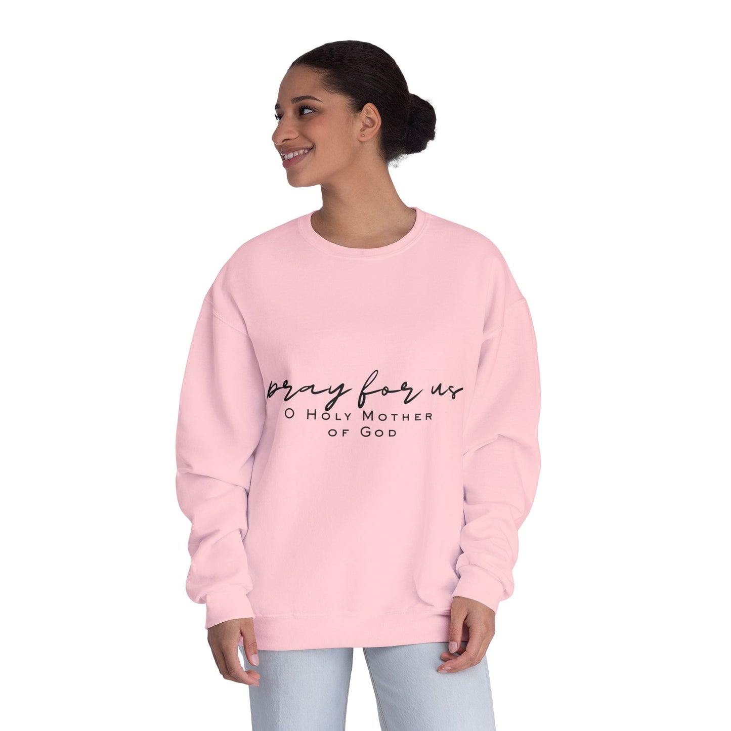 Pray for Us - Unisex NuBlend® Crewneck Sweatshirt