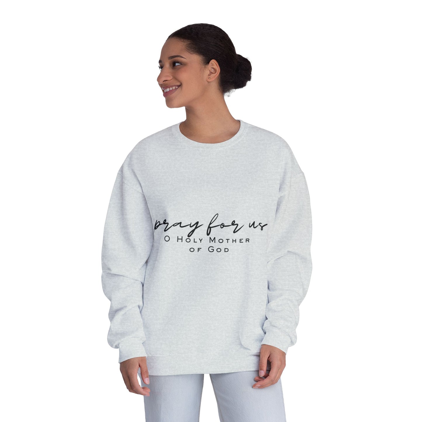 Pray for Us - Unisex NuBlend® Crewneck Sweatshirt
